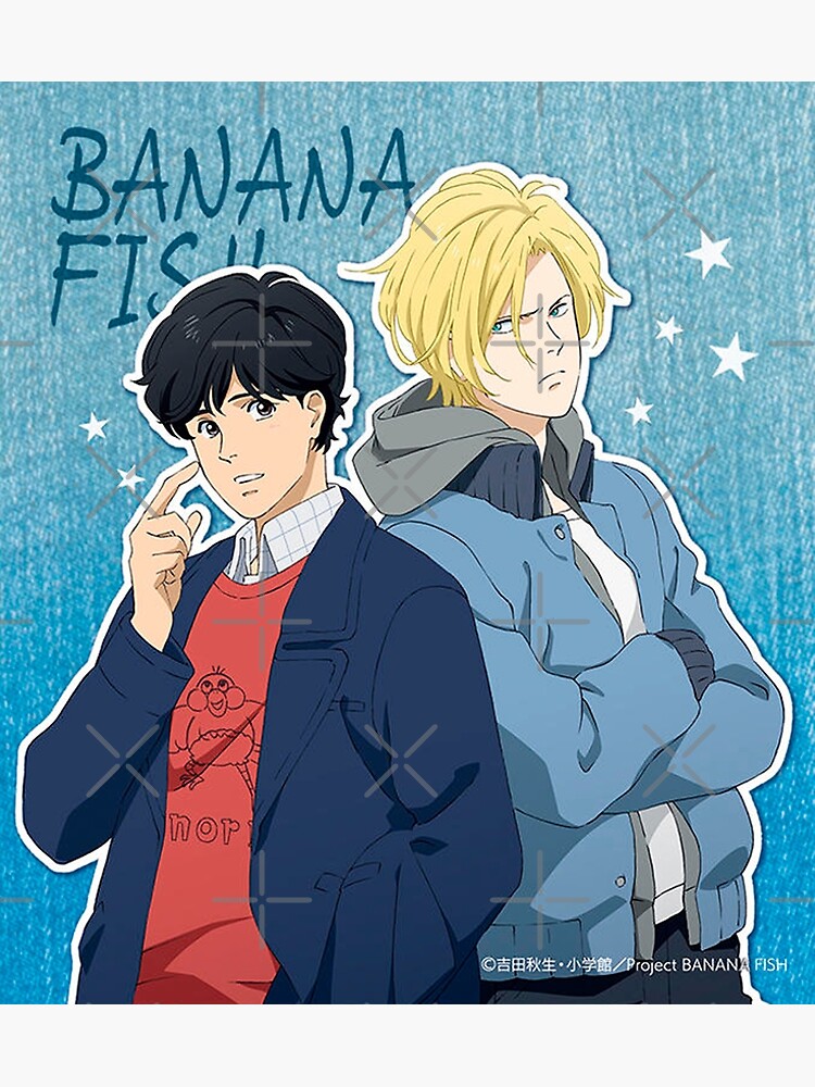 Banana Fish Ash Lynx Eiji Okumura Card Anime Poster for Sale by kino-san