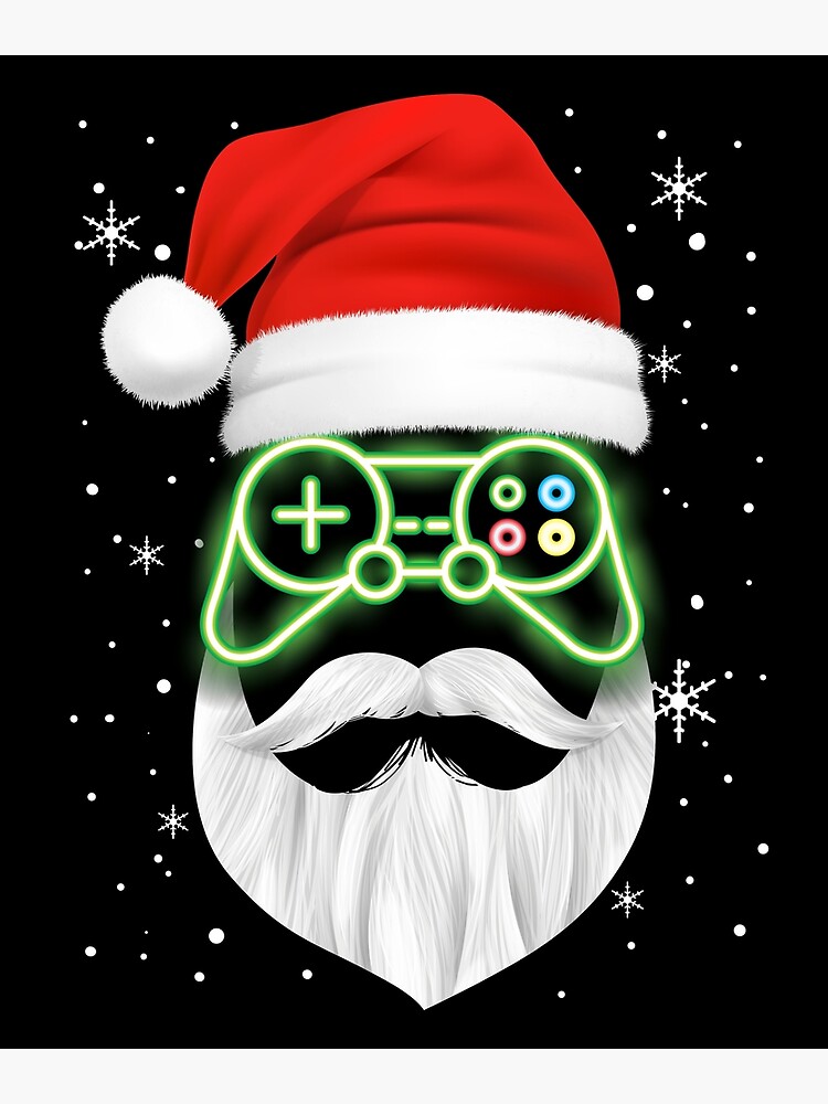 Santa Gamer Christmas Shirt -Game Controller Shirt -Gamer Life