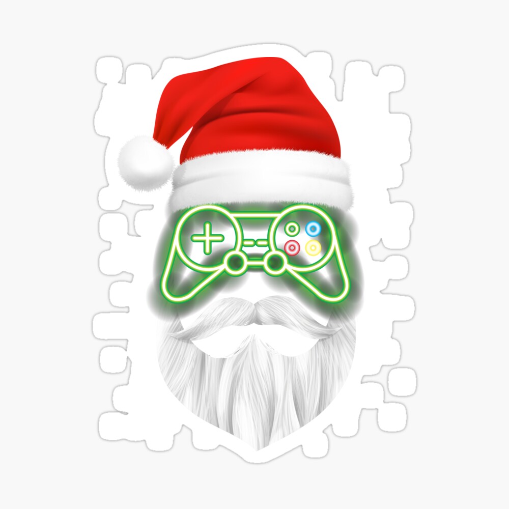 Christmas Controller Shirt Xmas Video Games Lover Gift Santa 