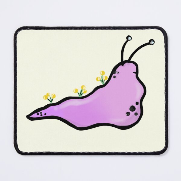 Item preview, Cute Pink Ombre Slug with Pink Flowers designed and sold by BioLushGraphics.
