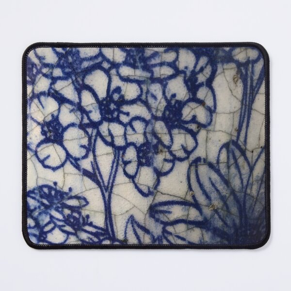 Item preview, Blue and white mosaic tile pattern designed and sold by RGrapes1.