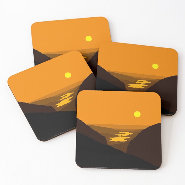 Item preview, Sunset Down Llanberis Pass (Minimalist Art) designed and sold by LluniauDafyddEm.