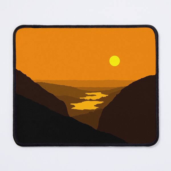 Item preview, Sunset Down Llanberis Pass (Minimalist Art) designed and sold by LluniauDafyddEm.