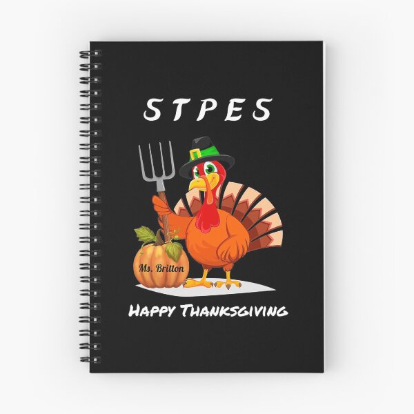 Item preview, STPES Ms Britton Happy Thanksgiving designed and sold by WinterSkoch.
