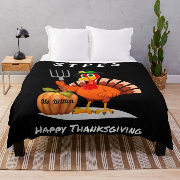 Item preview, STPES Ms Britton Happy Thanksgiving designed and sold by WinterSkoch.