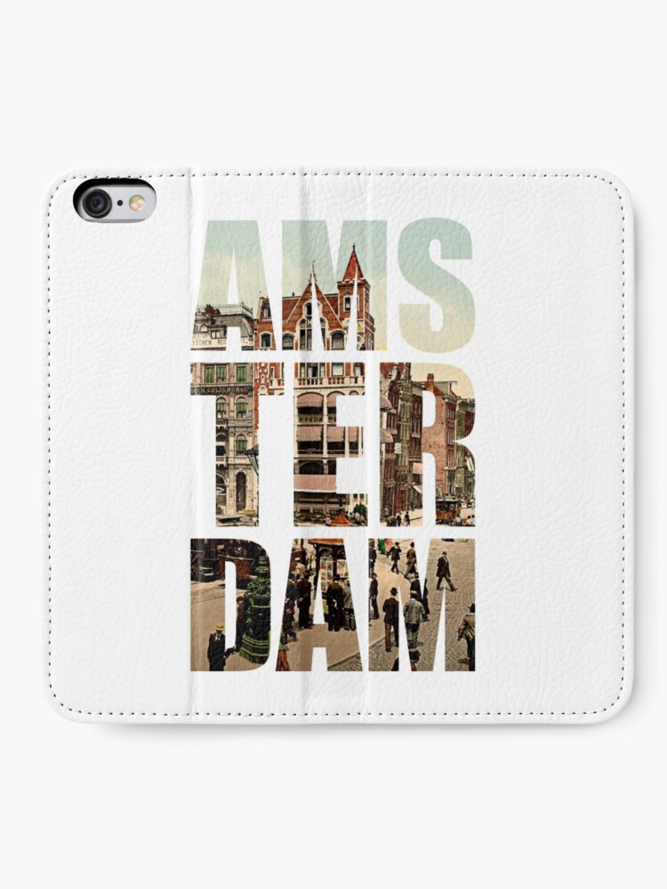 Alternate view of Old Amsterdam iPhone Wallet