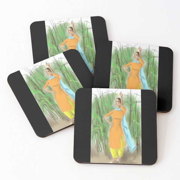 Item preview, Punjabi Pind Girl  designed and sold by Sukhpal Grewal Ethnic Art.