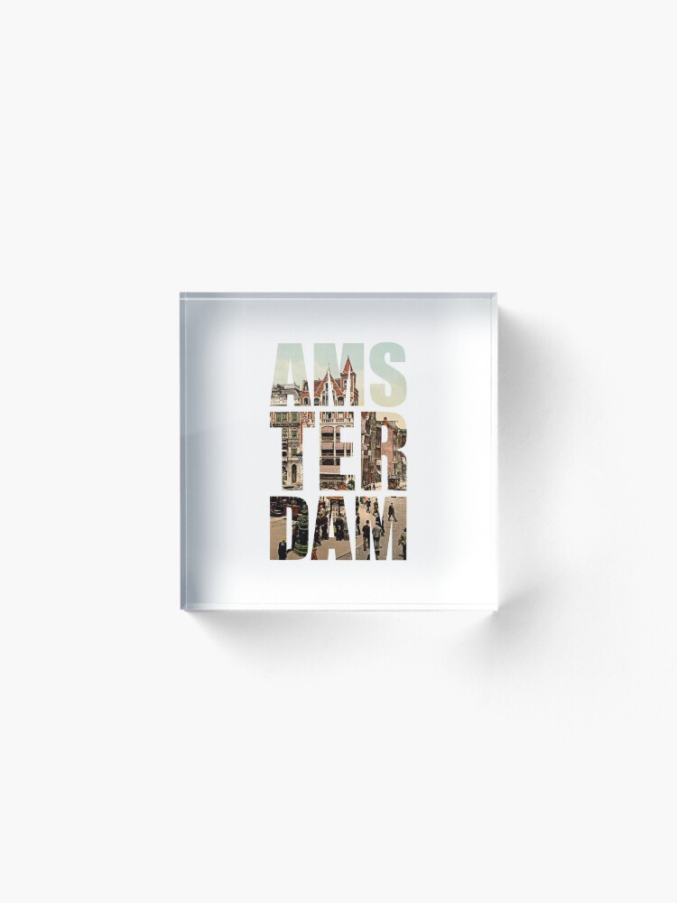 Alternate view of Old Amsterdam Acrylic Block
