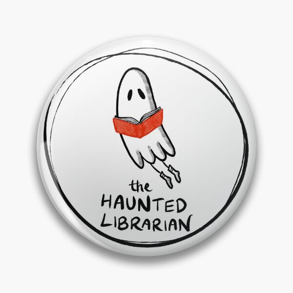 Item preview, Haunted Librarian logo designed and sold by beccabeccalee.