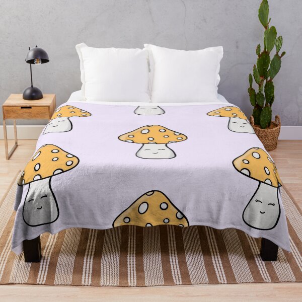 Item preview, Cute Yellow Spotted Mushroom designed and sold by BioLushGraphics.