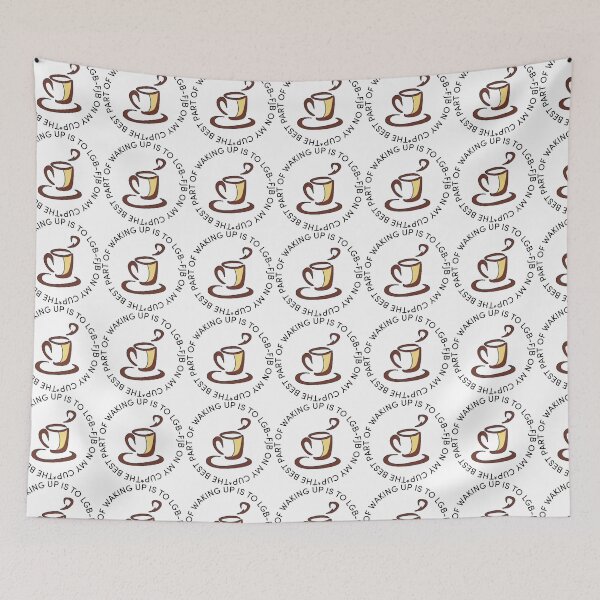 Item preview, THE BEST PART OF WAKING UP designed and sold by ThefreedomGhost.