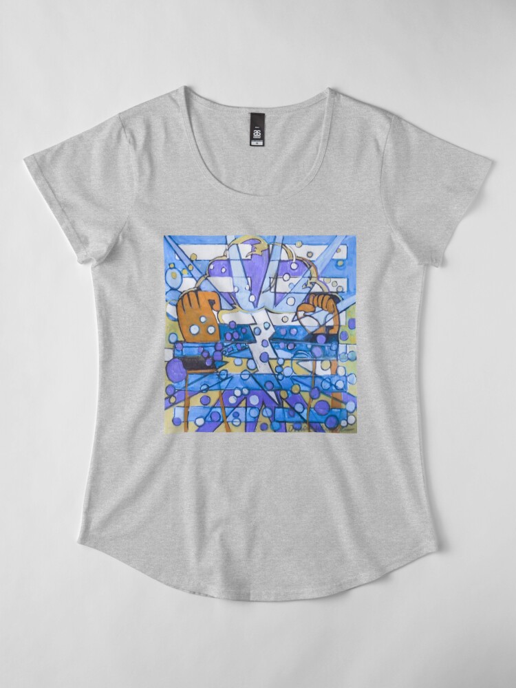 Premium Scoop T-Shirt, Hexagram 40: Jiě (LIberation) designed and sold by Denise Weaver Ross