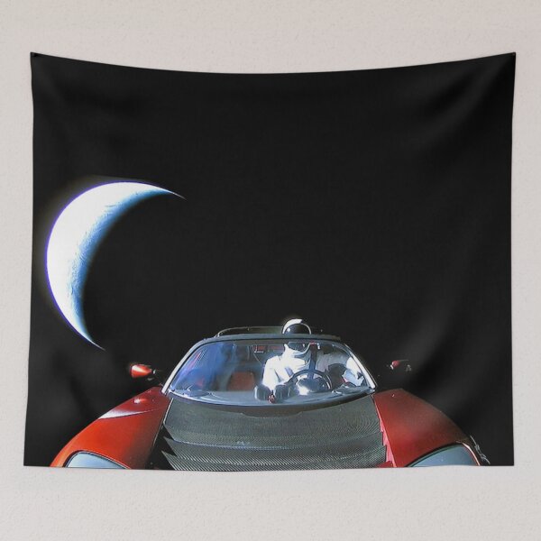 Item preview, Artist Illustration of Falcon Heavy Demo Mission (2018). Original from Official SpaceX Photos. designed and sold by IMPHives.