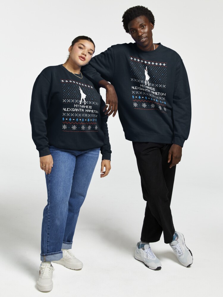 Thumbnail 1 von 7, Pullover, Hamilton hässliche Weihnachtsstrickjacke designt und verkauft von sunnieraso.
