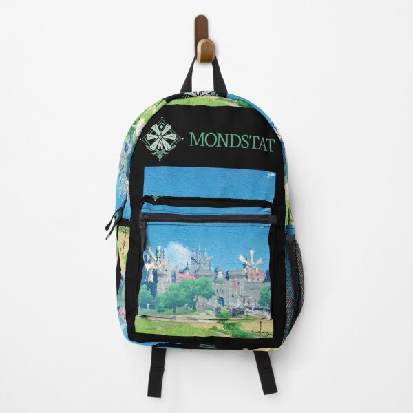 Item preview, Mondstat Travel Poster designed and sold by genshinmages.