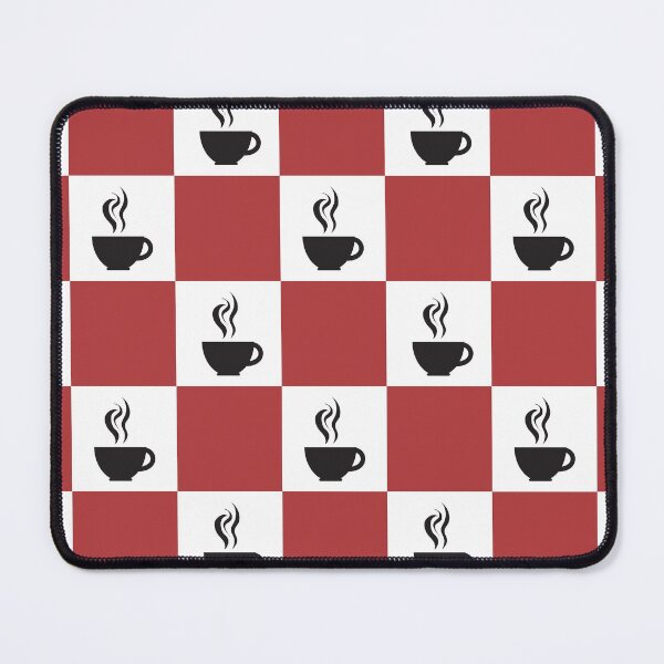 Item preview, Coffee on a Red Checkerboard designed and sold by AnAwkwardOtter.
