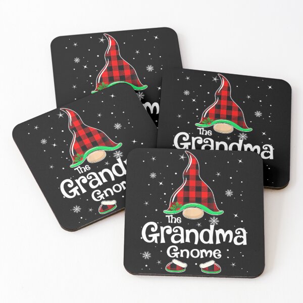 Item preview, Grandma Gnome Buffalo Plaid Matching Family Christmas PJ designed and sold by WinterSkoch.