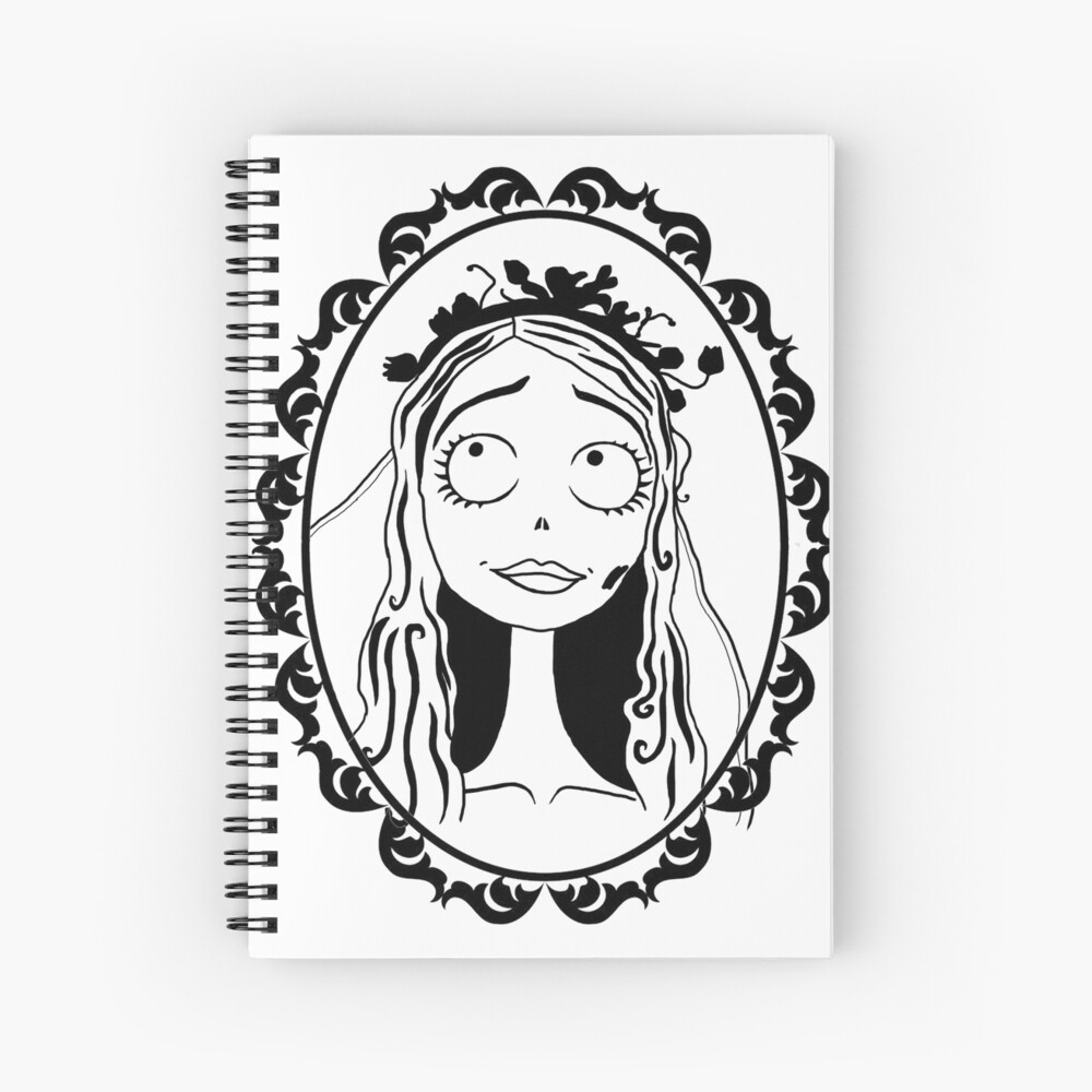 Cuaderno de espiral «Emily - Novia del cadáver» de pattyjab | Redbubble