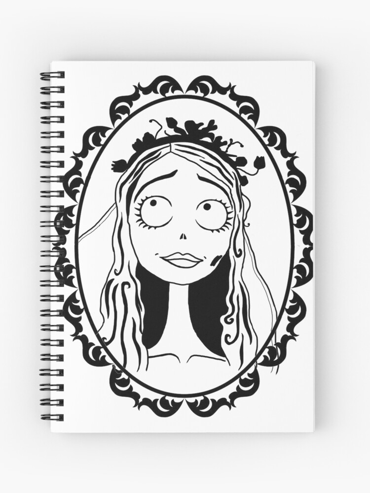 Cuaderno De Espiral Emily Novia Del Cadaver De Pattyjab Redbubble