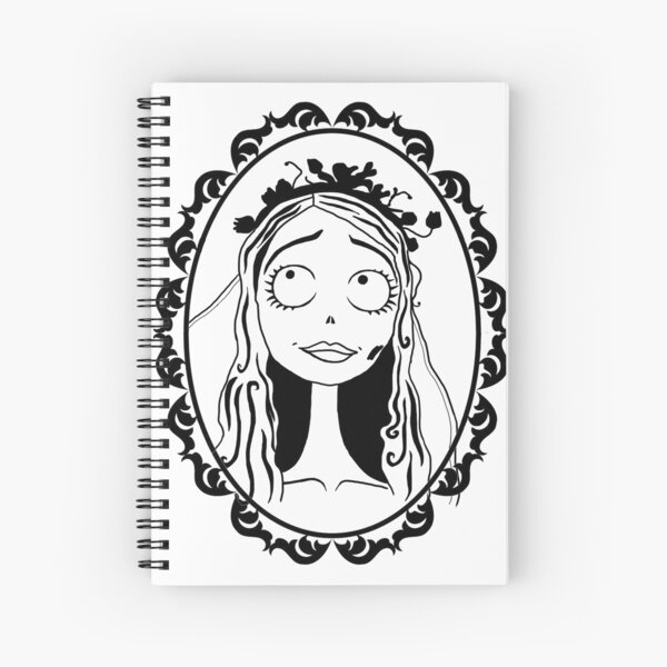 Cuaderno De Espiral Emily Novia Del Cadaver De Pattyjab Redbubble