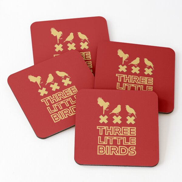 Item preview, Three Little Birds Gold designed and sold by VRedBaller.
