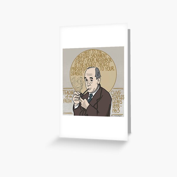 C.S. Lewis (1898-1963) Greeting Card