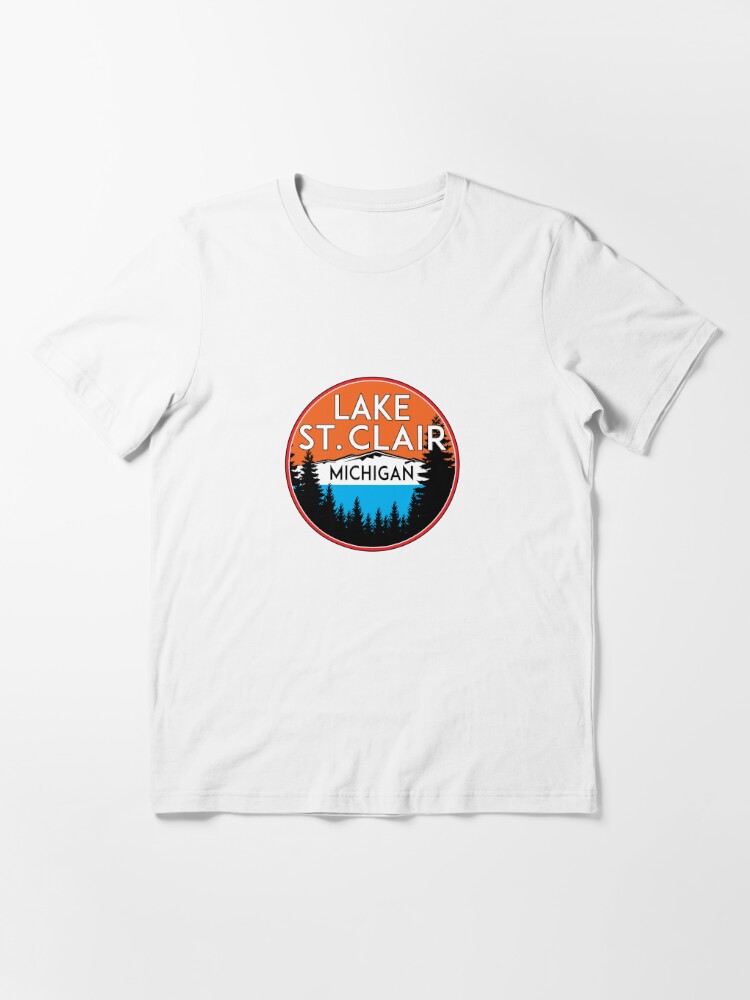 Fish Michigan unisex T-Shirt Heather Lake Blue / X-Small