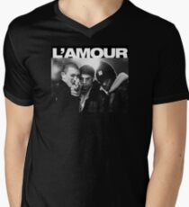 Hate - Vincent Cassel, Said Taghmaoui, Hubert Men's V-Neck T-Shirt