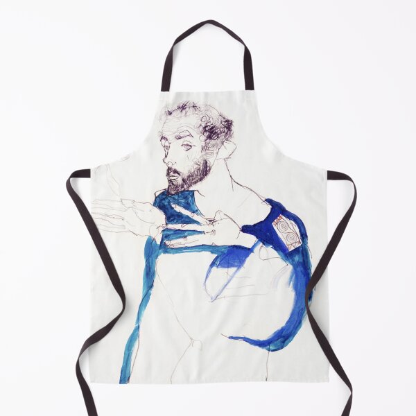 Item preview, Egon Schiele "Klimt In A Light Blue Smock", 1913 designed and sold by Alexandra Dahl.