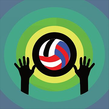 Artwork thumbnail, Volleyball Middle Blocker by FridPix