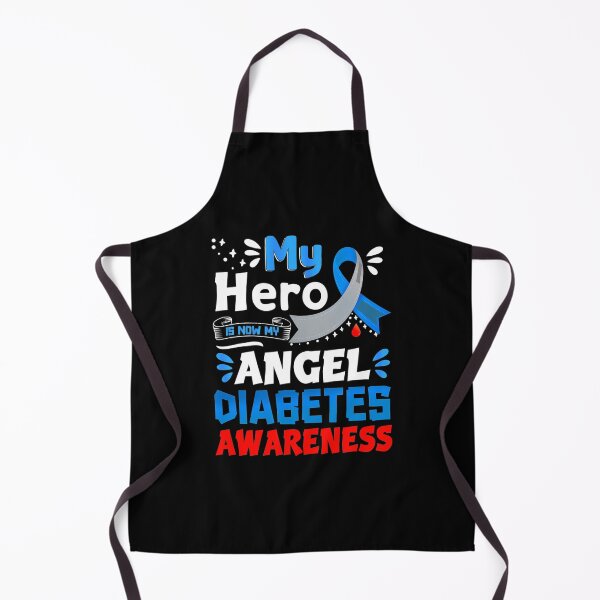 Item preview, My Hero Is Now My Angel Heart Diabetes Awareness present designed and sold by WinterSkoch.