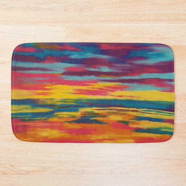 Item preview, Sunset by the beach pastel Redbubble fashion and home accessories designed and sold by Winnie Tam.