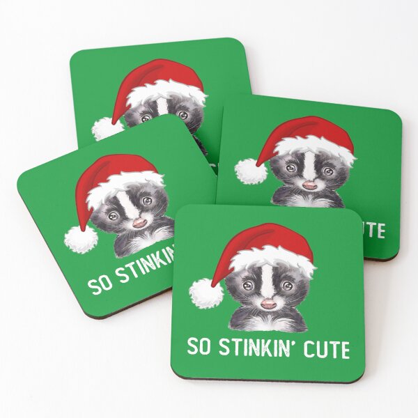 Item preview, Adorable Skunk Santa Baby You’re So Stinkin' Cute  designed and sold by StudioTina.