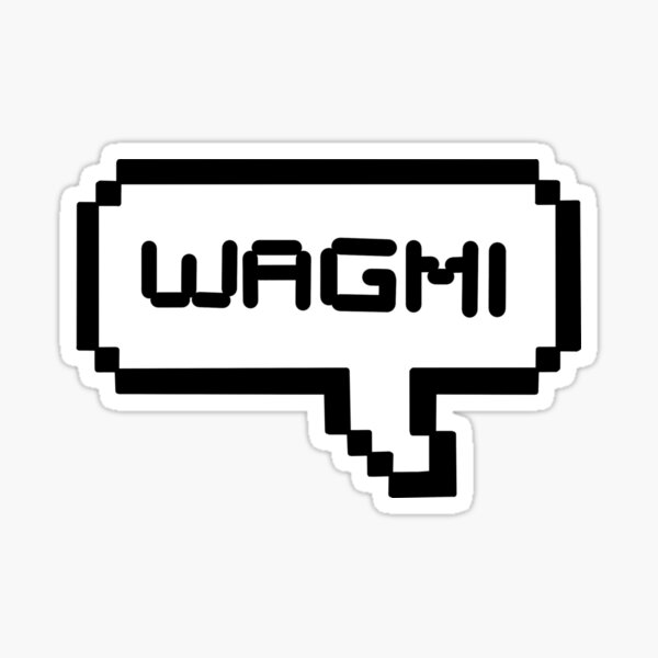 Aperçu de l'œuvre WAGMI Nous allons tous y arriver créée et vendue par Gems-studio.