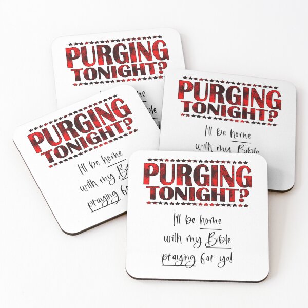 Item preview, Purging Tonight? (black letters) designed and sold by matamuaart.