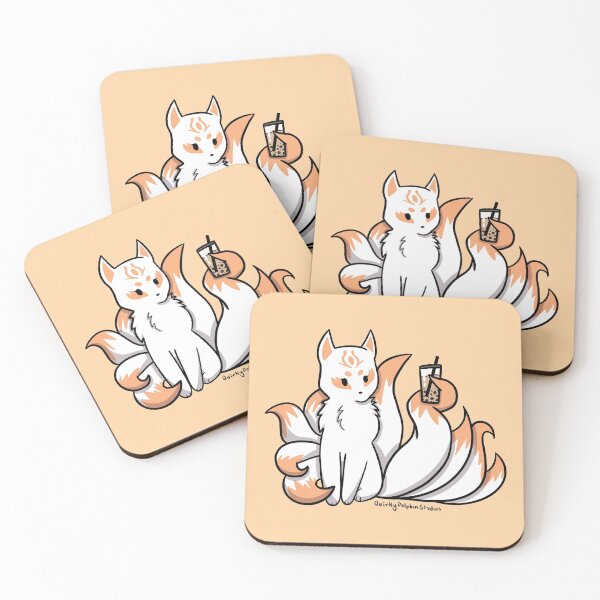 Item preview, Bubble Tea | Food Foxes designed and sold by QuirkyDolphin.