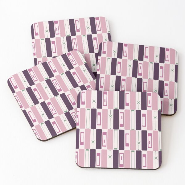 Item preview, Retro Rectangle Block Pattern 11 designed and sold by MaryJaneRC.