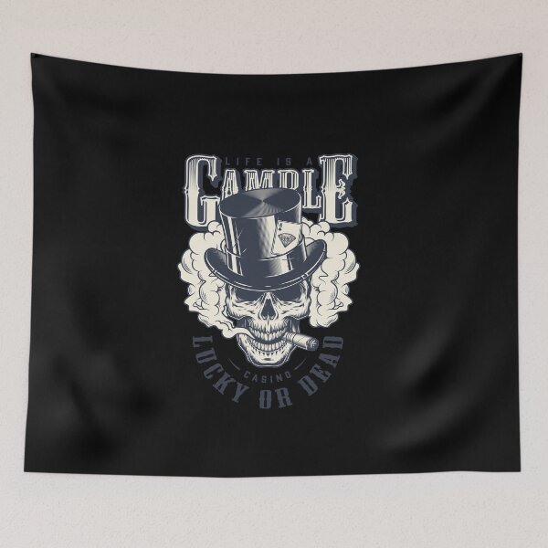 Item preview, life is A gamble, Lucky or dead POKER designed and sold by SHrtyMa.