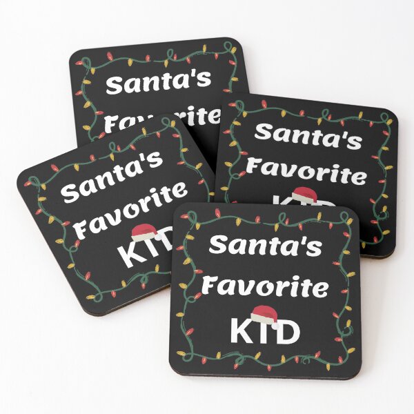 Item preview, Santa's Favorite Kid. Christmas funny design. White letters. designed and sold by Verle-art.