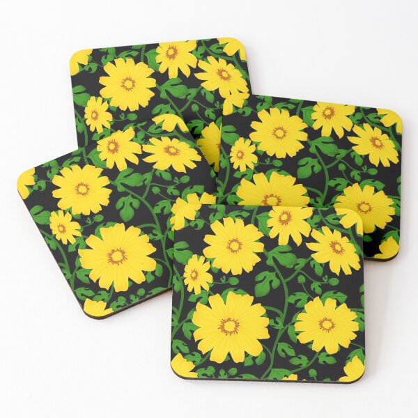 Item preview, Seamless pattern Mexican Sunflower Or Tithonia Diversifolia Or Bua Tong is a tree in the north of Thailand.  designed and sold by Tong4130.