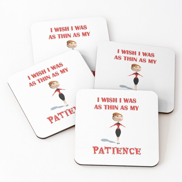 Item preview, I Wish I Was As Thin As My Patience  designed and sold by Gaelashirts.