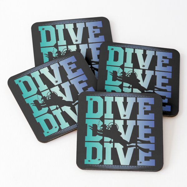 Item preview, Dive Dve Dive Scubadiver, Freediver Diving designed and sold by WinterSkoch.