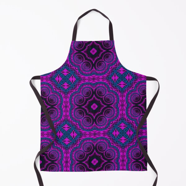 Item preview, Pink and blue kaleidoscope pattern designed and sold by Hulya Yucel Designs.