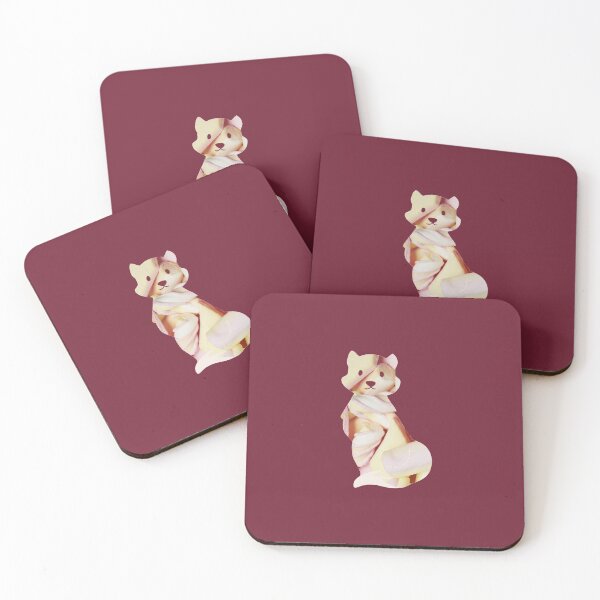 Item preview, Marshmallow Fox! Kanji fox! designed and sold by LukjanovArt.