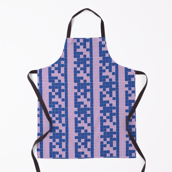 Artikelvorschau, Binäre Muster - Geduld - rosa und blau entworfen und verkauft von Hulya Yucel Designs.