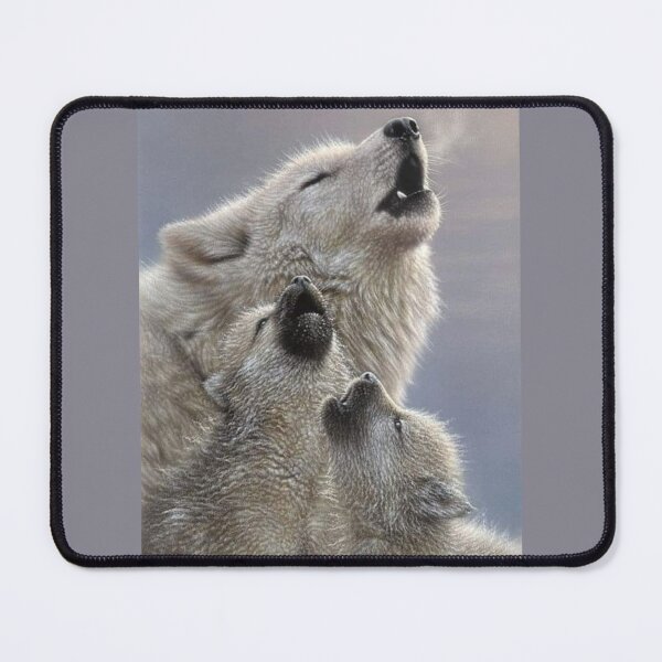 Item preview, Wolf Mom teaching Cubs to communicate. designed and sold by Maddie4Real.