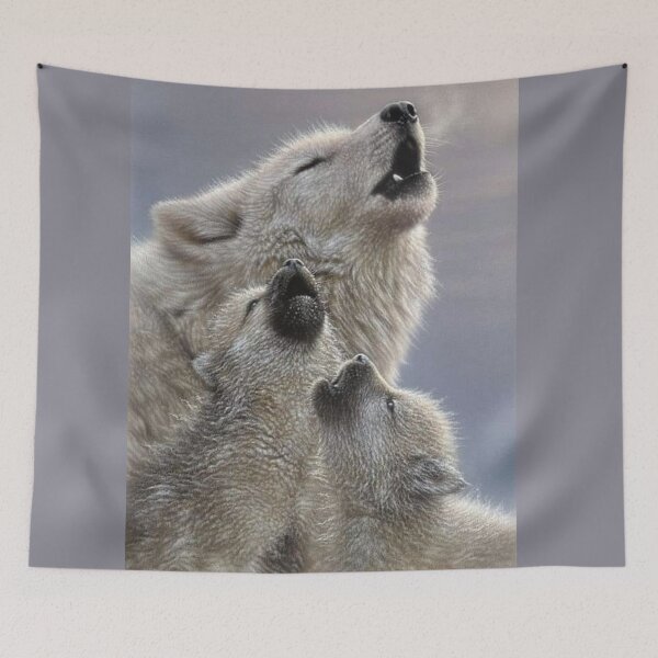 Item preview, Wolf Mom teaching Cubs to communicate. designed and sold by Maddie4Real.