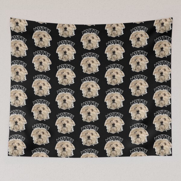 Item preview, We Love Mutts - Half Breed Dogs are My Best Friends - Terrier Poodle Mutt designed and sold by AlohaHound.