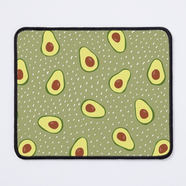 Item preview, Seamless avocado on green dotted background designed and sold by DarelliBeauty.