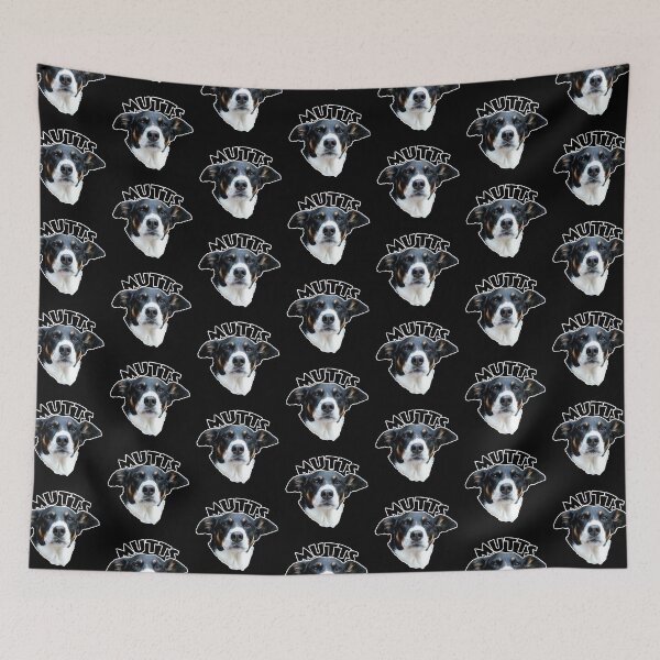 Item preview, We Love Mutts - Half Breed Dogs are My Best Friends - Border Collie Mutt designed and sold by AlohaHound.